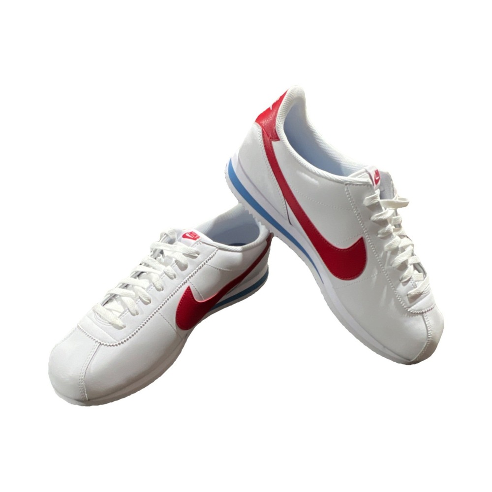 24N22/Nike Cortez2024Forrest Gump White Red BlueLowTop Leather Men's‎ DM4044-108